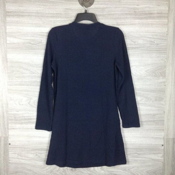 Papillon Navy Long Sleeve Knit Dress - Picture 3 of 6